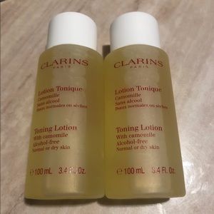 Clarins toning lotion x 2